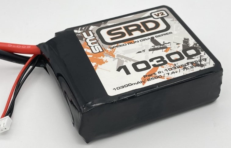 103250-2S2P SMC 10300MAH 250C 7.4V 2S2P DRAG PACK