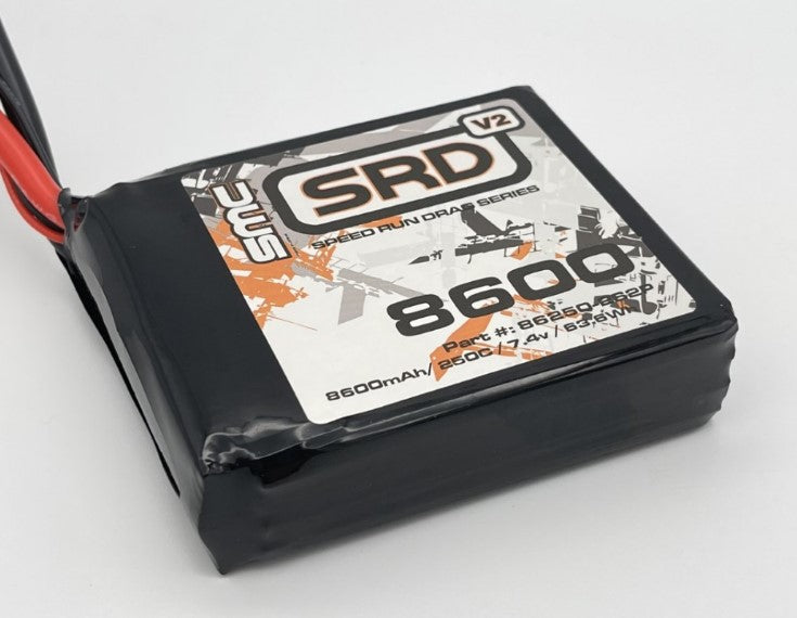86250 SMC 8600MAH 250C 7.4V 2S2P DRAG PACK