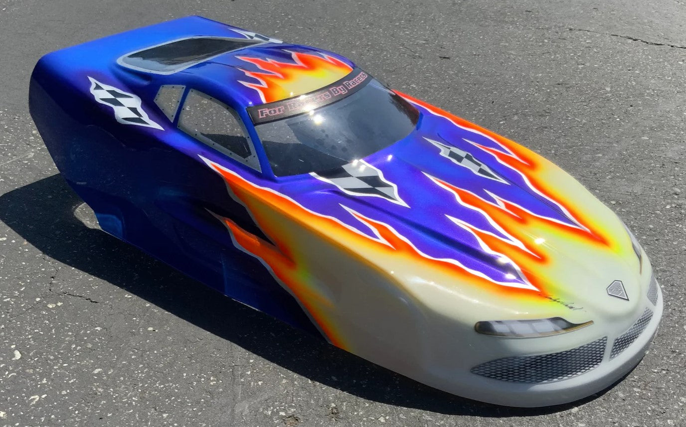 SUPA-22 RACER RC NPRC CLEAR BODY .40 LEXON