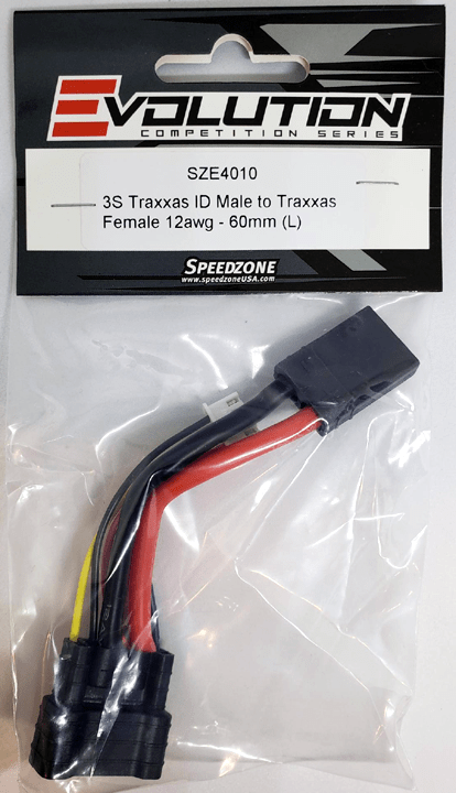 SZE4010 3S TRAXXAS ID MALE TO TRAXXAS FEMALE ADAPTER