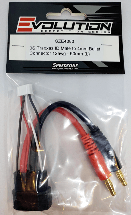 SZE4080 3S TRAXXAS ID MALE TO TRAXXAS FEMALE ADAPTER