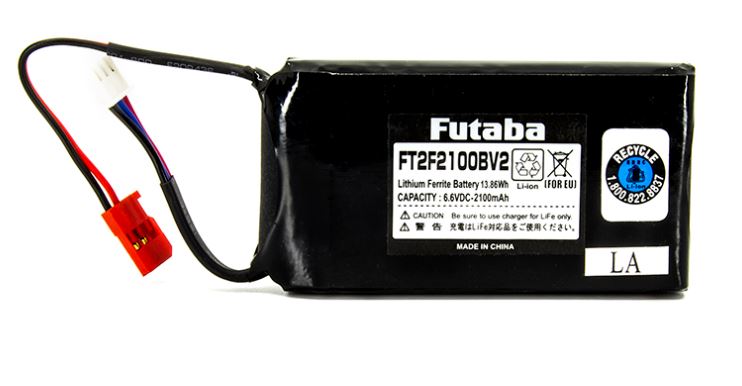 UBA0135 2100 mAh LiFe Transmitter Battery (2-Cell)