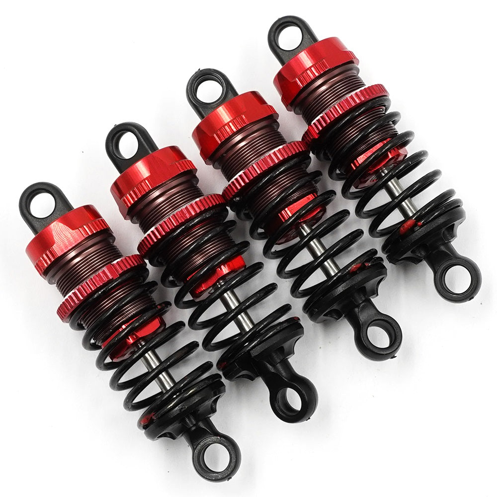 BBG-0050RD 50MM AL. BIG BORE SHOCK SET - RED