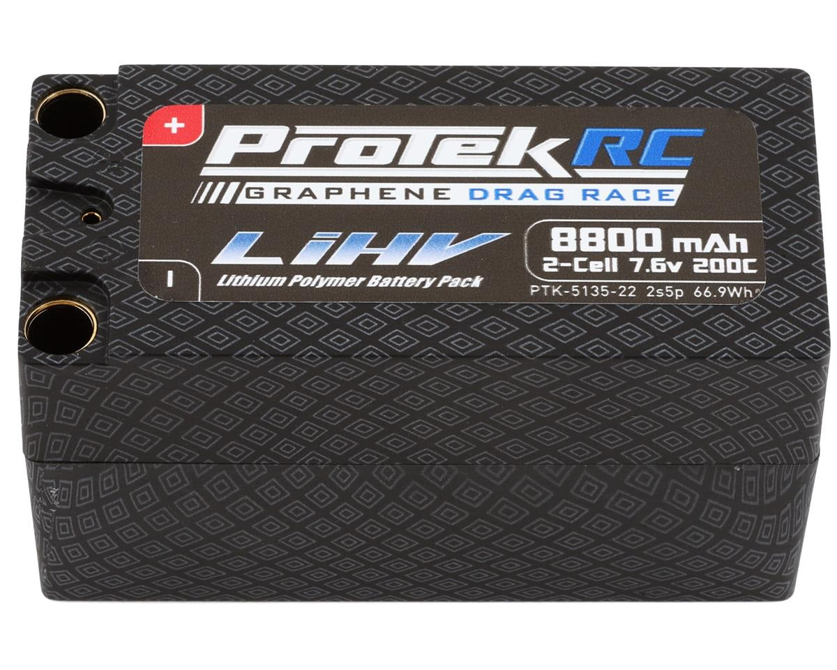PTK-5135-22 8800MAH 2S5P 200C DRAG RACE SHORTY PACK