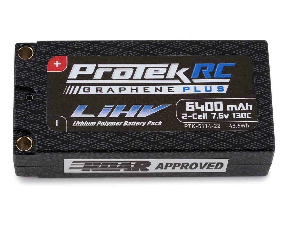 PTK-5114-22 6400MAH 2S 130C HV SHORTY PACK