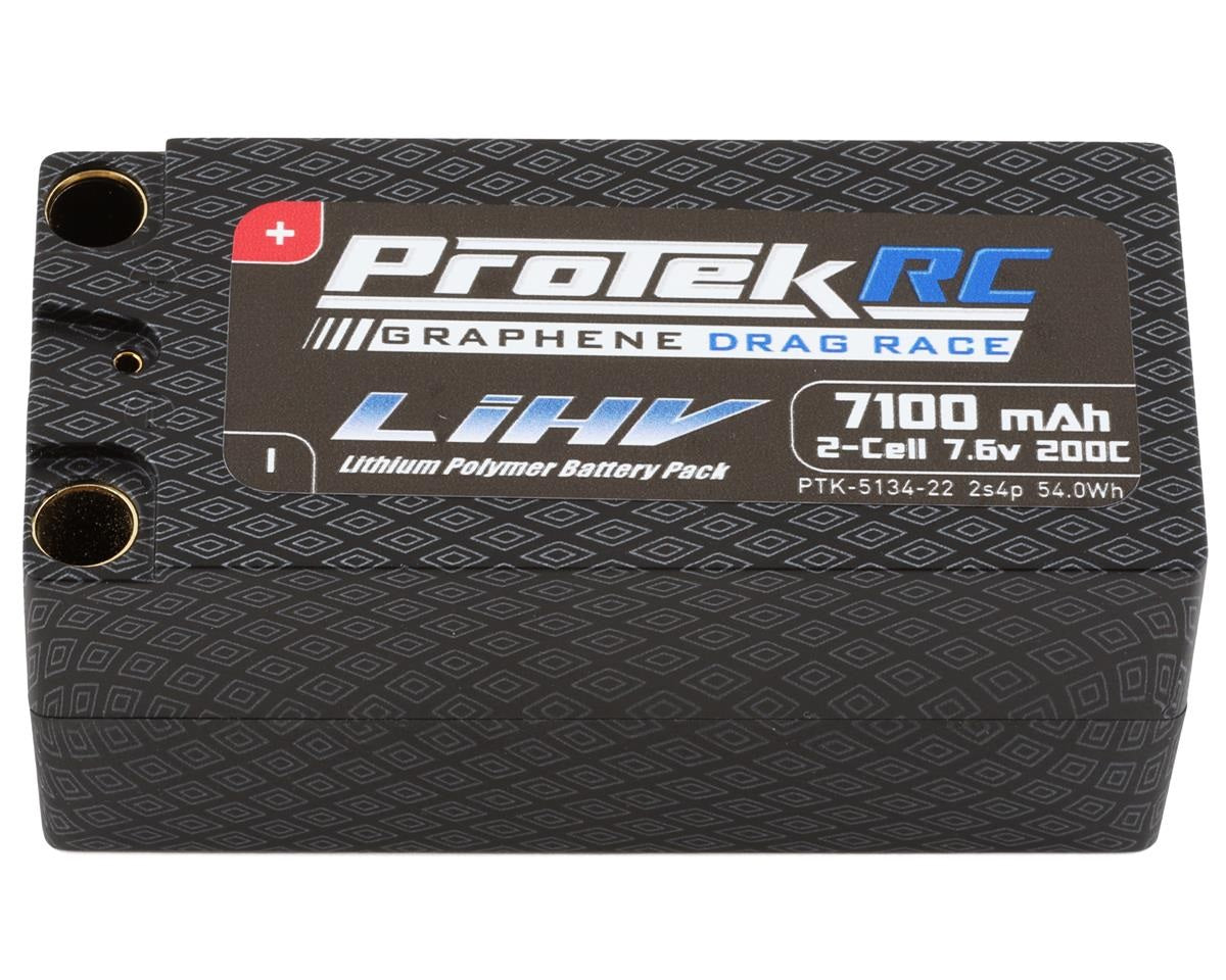 PTK-5134-22 7100MAH 2S4P 200C DRAG RACE SHORTY PACK