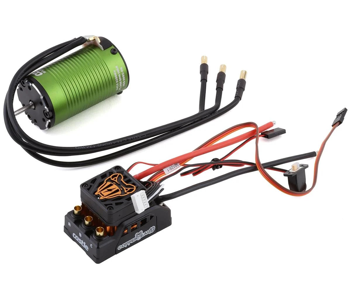 Copperhead Motor 010-0166-09 COPPERHEAD 10 - 1412-3200KV SENSORED MOTOR COMBO – Five ...