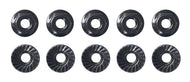 91150 M4 LOW PROFILE SERRATED STEEL WHEEL NUT (10)