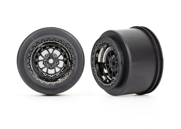 9473X BLACK CHROME WELD WHEELS