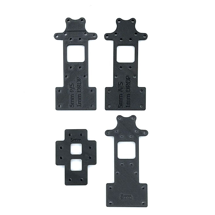 61089 AE BREAKOUT RISER KIT 1MM PRO & ANTI SQUAT, 5MM THICK PLATES (SET OF 4)