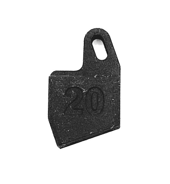 10020 20° LEFT CASTER BLOCK