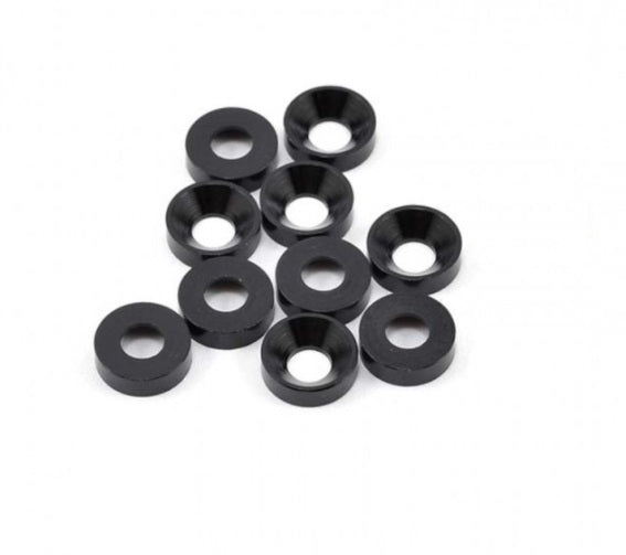 513-54-XXX M3 TAPERED ALUM. WASHER FOR FLAT HEAD SCREW (10PK)