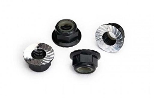 514-44-XXX M4 GRIPPER ALUM. SERRATED LOCK NUT (4PK)