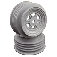 DER-GSF-LS SILVER GAMBLER SPRINT WHEELS (4PCS) (TLR)