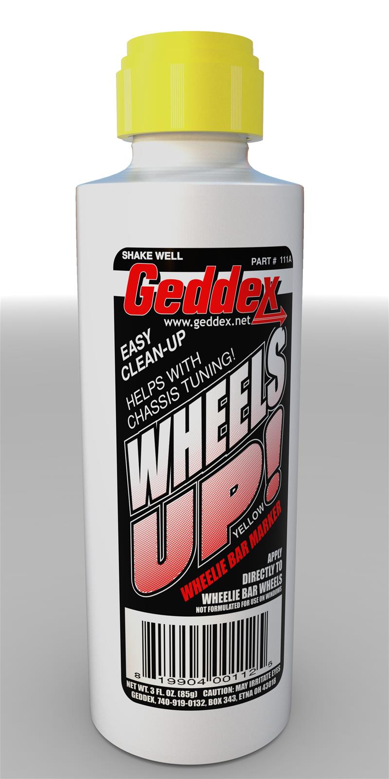 111A Geddex Wheels Up! Wheelie Bar Markers