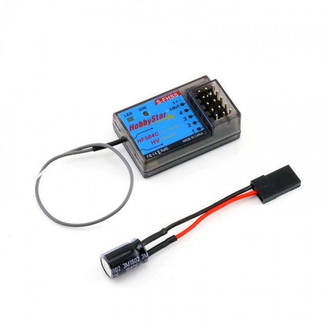 398-09-191 HFS04C 2.4GHZ 4CH S-FHSS SBUS COMPATIBLE RECEIVER FOR FUTABA RADIOS