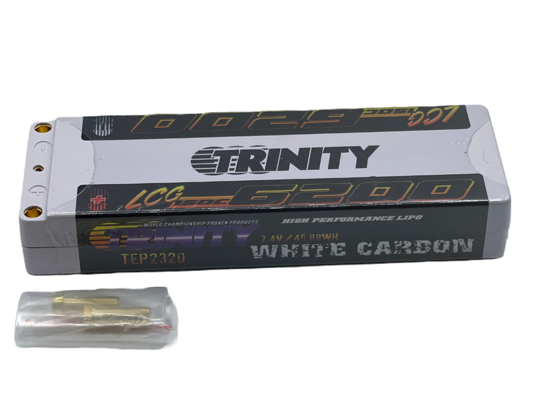 TEP2320 6200MAH 7.4V 150C WHITE CARBON LCG STICK PACK