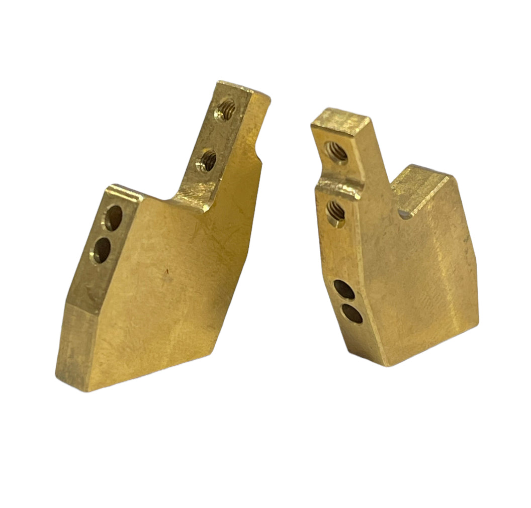 61332 25° BRASS CASTER BLOCK (PAIR)