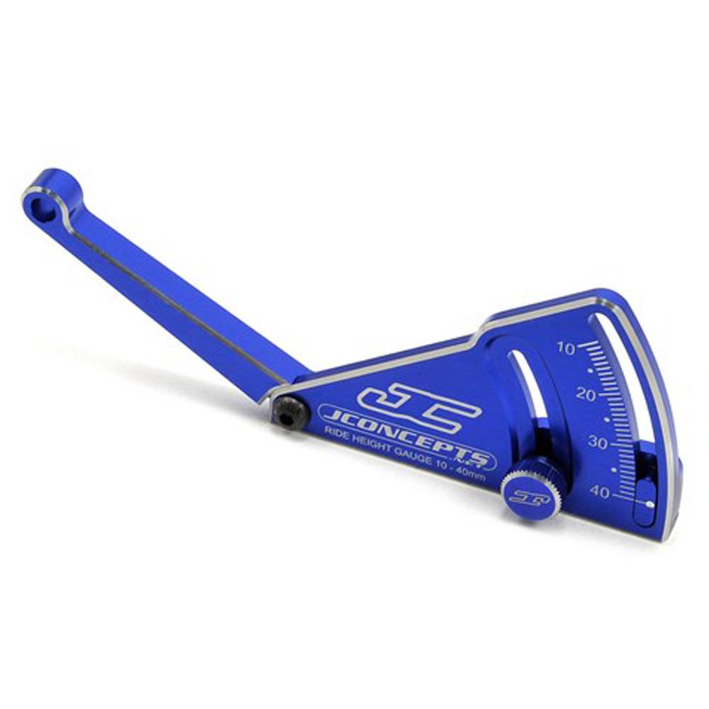2282-1 ALUMINUM RIDE HEIGHT GAUGE, ADJUSTABLE, 10MM-40MM W/ CASE (BLUE)