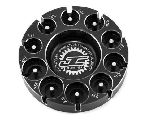 2586-2 PINION PUCK - MODIFIED RANGE, 17-26T, 48P (BLACK)