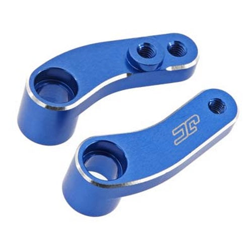 2565-1 B6 / B6D / B6.1 ALUMINUM STEERING BELLCRANKS  (BLUE)