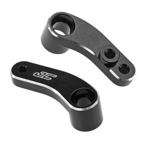 2565-2 B6 / B6D / B6.1 ALUMINUM STEERING BELLCRANKS (BLACK)