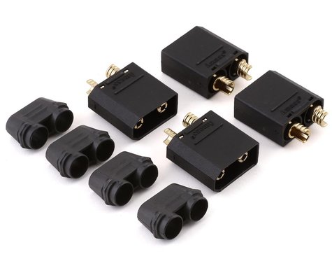 MCL4267 XT90 CONNECTORS (4 MALE) (ESC SIDE)