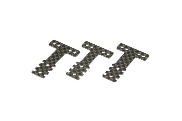 MZW404 CARBON REAR SUS, PLATE SET